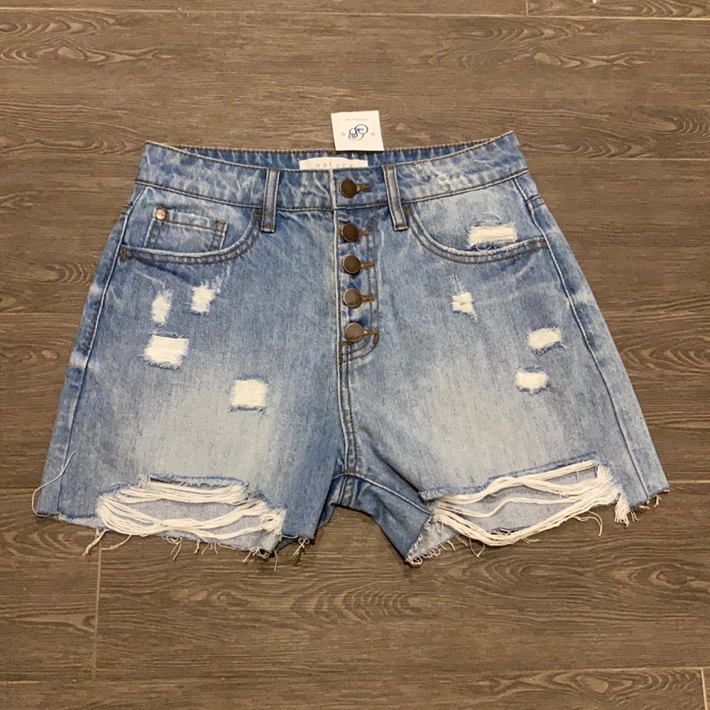 New Blue Spero denim shorts size small